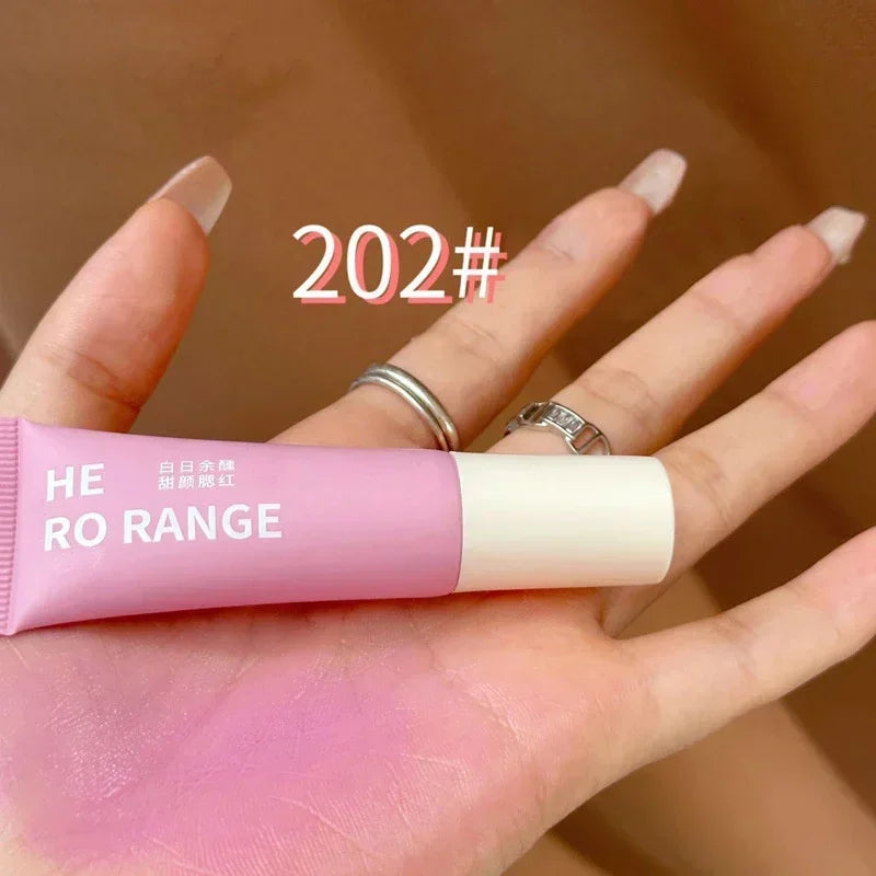 Monochrome Liquid  Lightweight Color Rendering Natural Brighten Matte Rouge Blush Waterproof Facial Contouring Cosmetics
