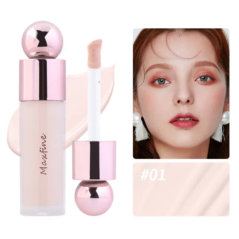 5.5G Smooth Liquid Concealer Cream Long Lasting and Waterproof Foundation Moisturizing Makeup Base Full Coverage Face Make Up