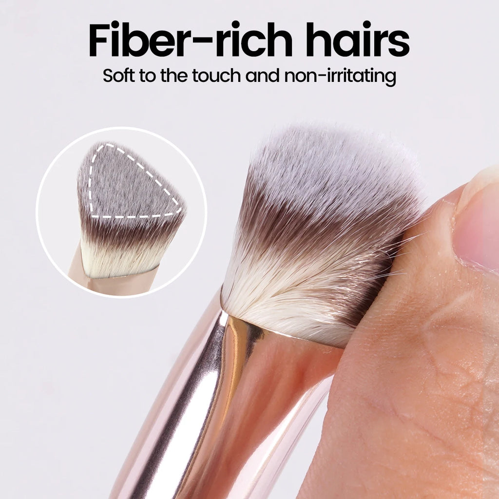under Eye Concealer Makeup Brush Triangle Foundation Brush for Liquid Cream Blending Concealing Cosmetic Makeup Tools