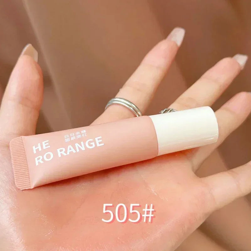 Monochrome Liquid  Lightweight Color Rendering Natural Brighten Matte Rouge Blush Waterproof Facial Contouring Cosmetics