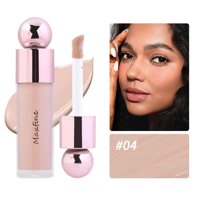 5.5G Smooth Liquid Concealer Cream Long Lasting and Waterproof Foundation Moisturizing Makeup Base Full Coverage Face Make Up