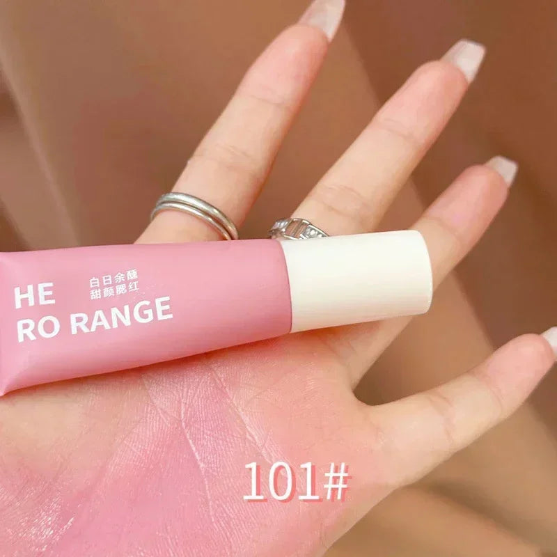 Monochrome Liquid  Lightweight Color Rendering Natural Brighten Matte Rouge Blush Waterproof Facial Contouring Cosmetics