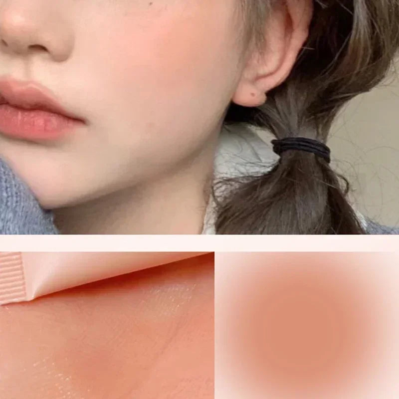 Monochrome Liquid  Lightweight Color Rendering Natural Brighten Matte Rouge Blush Waterproof Facial Contouring Cosmetics