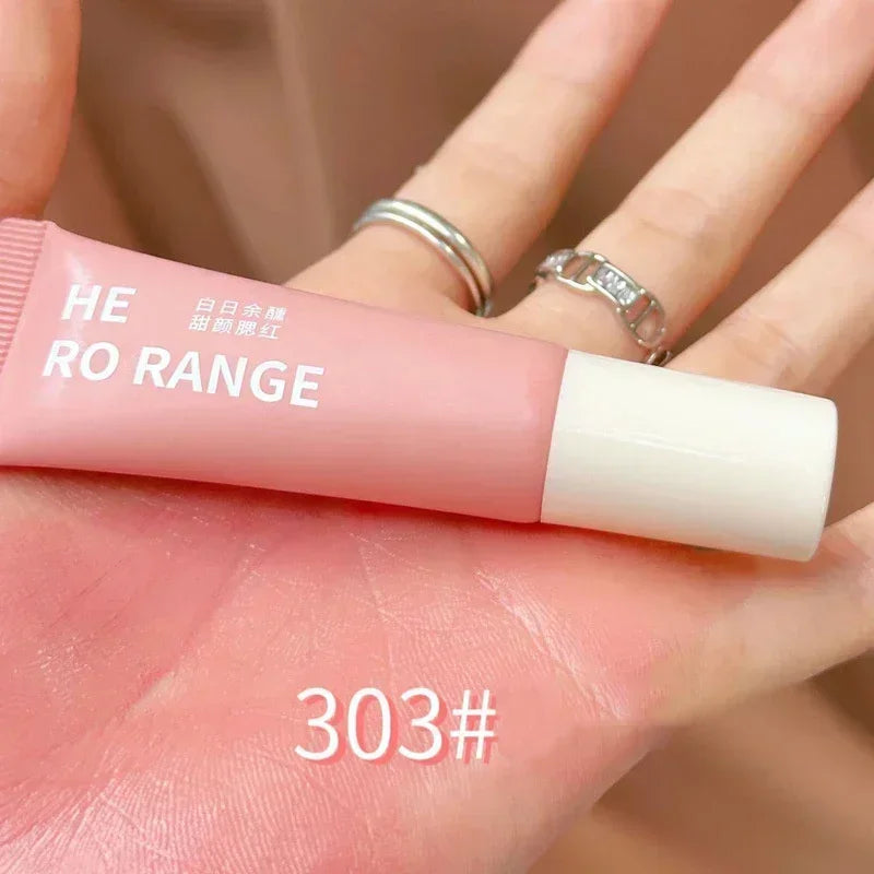 Monochrome Liquid  Lightweight Color Rendering Natural Brighten Matte Rouge Blush Waterproof Facial Contouring Cosmetics
